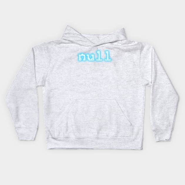 null Kids Hoodie by findingNull